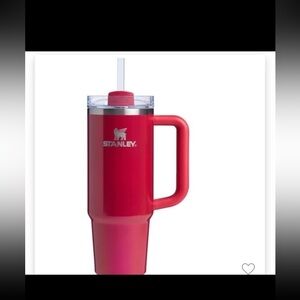 Beautiful red Stanley 40 ounce H2O quencher Tumblr! Use for hot or cold drinks!